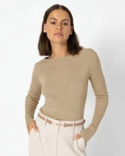 Stacey Boat Neck Knit -Hard With Style 20k974oat 3 5649 cm 3 2 2