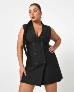 Taya Vest Dress 15 Taya Vest Dress -Hard With Style 21dr894blk 4 8087 cm