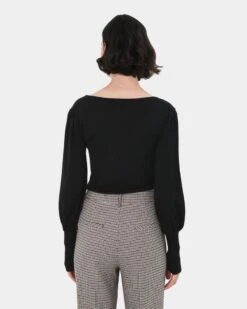 Sierra Balloon Sleeve Knit 9 Sierra Balloon Sleeve Knit -Hard With Style 21k580blk 5 8633 cm