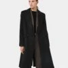 Dakota Wool Double Breasted Coat -Hard With Style 22c247blk 1 0097 cm