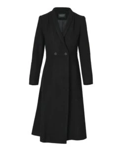 Paulette Flare Wool Coat -Hard With Style 22c365blk ghost cm