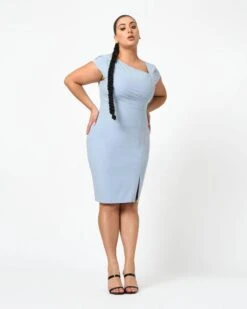 Kenzie 2 Asymmetric Dress 14 Kenzie 2 Asymmetric Dress -Hard With Style 22dr032sbl 3 7973 cm