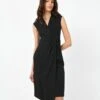 Miriam Twist Knot Dress 2 Miriam Twist Knot Dress -Hard With Style 22dr441blk 1 8269 cm