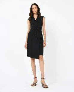 Miriam Twist Knot Dress 10 Miriam Twist Knot Dress -Hard With Style 22dr441blk 3 8417 cm