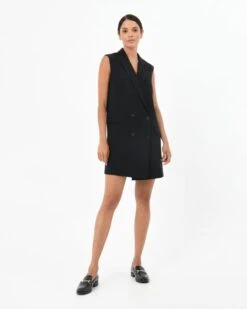 Honduras Vest Dress -Hard With Style 22dr834blk 2 11311