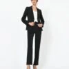 Monet Single Breasted Blazer -Hard With Style 22jk647blk 1 8237 cm