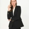 Ester Lapel Single Blazer -Hard With Style 22jk952blk 1 087 cm