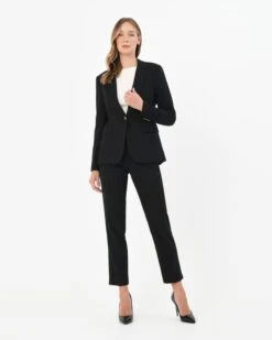 Ester Lapel Single Blazer -Hard With Style 22jk952blk 2 086 cm