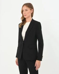 Ester Lapel Single Blazer -Hard With Style 22jk952blk 3 089 cm