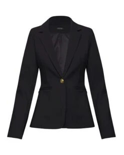 Ester Lapel Single Blazer -Hard With Style 22jk952blk ghost cm