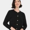 Hollis Textured Cardigan 1 Hollis Textured Cardigan -Hard With Style 22jk958blk 1 9168 cm