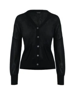 Daniella Light Knit Cardigan -Hard With Style 22k103blk ghost cm