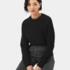 Evie Waffle Knit Jumper -Hard With Style 22k214blk 1 12672 cm