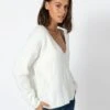 Daria V-Neck Sweater 1 Daria V-Neck Sweater -Hard With Style 22k252ivo 1 5463 cm 1