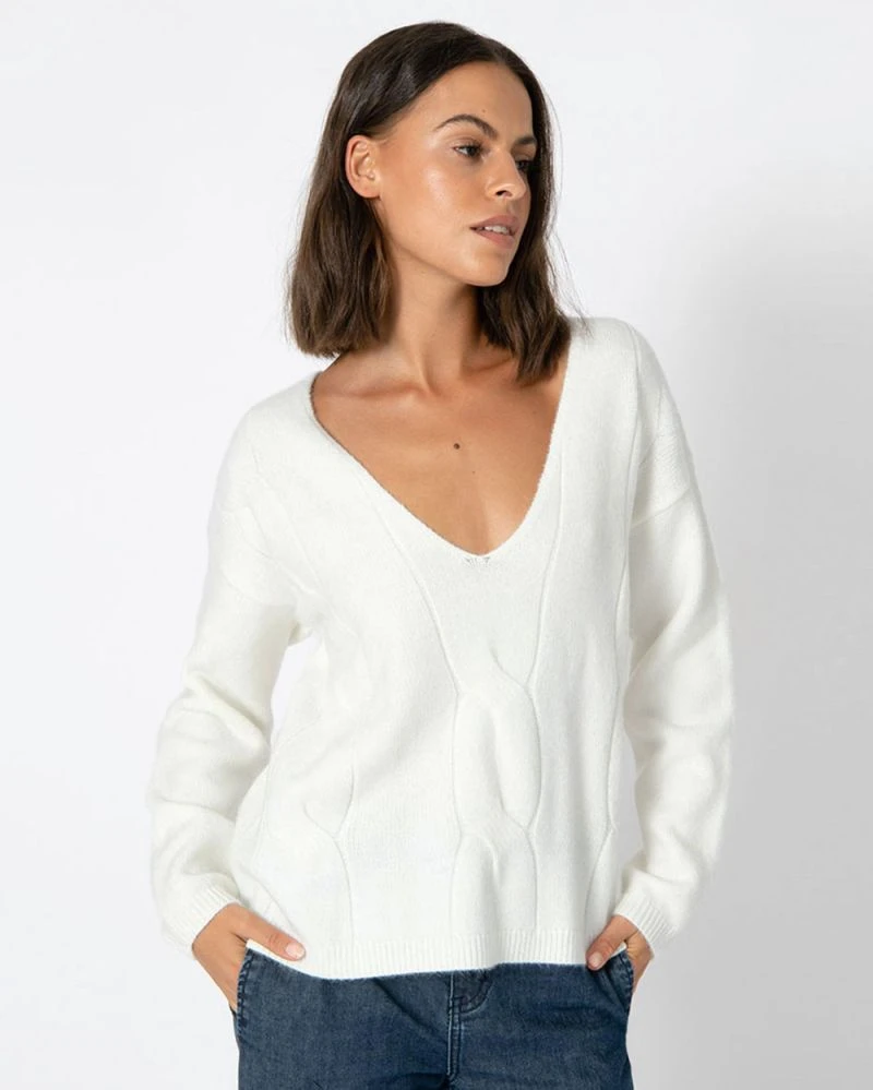 Daria V-Neck Sweater 4 Daria V-Neck Sweater - Image 2
