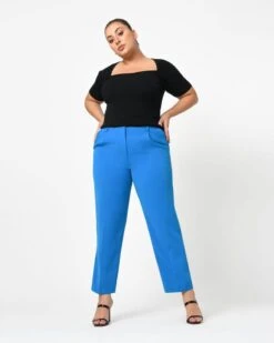 Sapphire High Rise Trousers 13 Sapphire High Rise Trousers -Hard With Style 22p646ebl 3 7962 cm