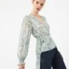 Dominica Paisley Wrap Blouse -Hard With Style 22t565mti 1 8968 cm