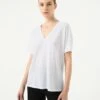 Brussels Linen V-Neck Tee 2 Brussels Linen V-Neck Tee -Hard With Style 22t693ivo 2 8971 cm