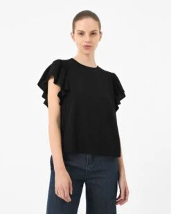 Hard With Style 26 Akane Ruffled Jersey Top