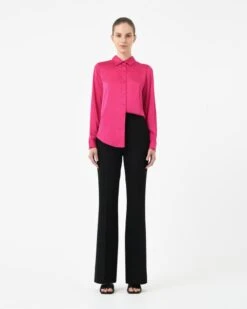 Coco Loose Fit Satin Blouse