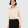 Leon Loose Fit Satin Blouse -Hard With Style 22t808van 1 8789 cm