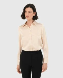 Hard With Style 11 Leon Loose Fit Satin Blouse