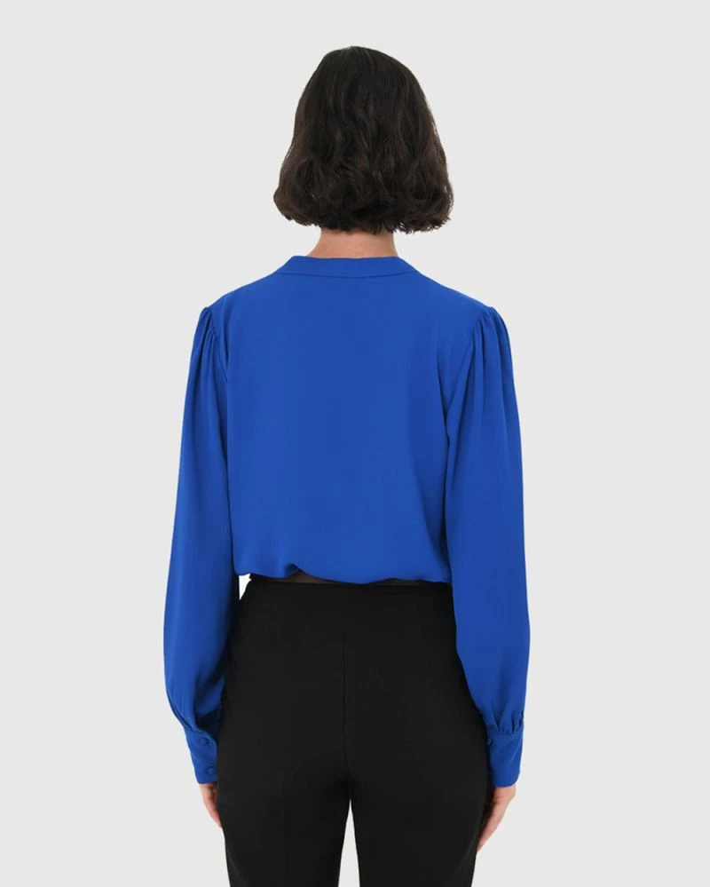 Amalfi Gathered Neck Blouse 7 Amalfi Gathered Neck Blouse - Image 5