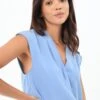 Adelaide V-Neck Cap Sleeve Top 2 Adelaide V-Neck Cap Sleeve Top -Hard With Style 22t934bll 3 11349