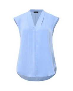 Adelaide V-Neck Cap Sleeve Top 11 Adelaide V-Neck Cap Sleeve Top -Hard With Style 22t934bll front