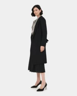 Collins Handmade Wool Coat -Hard With Style 23c002blk 3 12588 cm