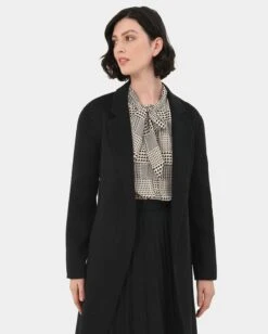 Collins Handmade Wool Coat -Hard With Style 23c002blk 4 12654 cm