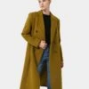 Marjorie Double Breasted Wool Coat -Hard With Style 23c046olv 1 0020 cm