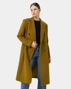 Marjorie Double Breasted Wool Coat