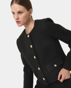 Zahra Boucle Yarn Jacket