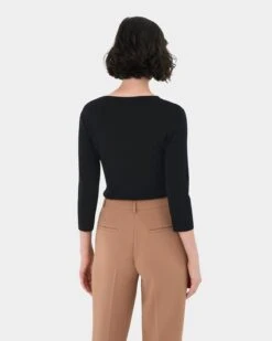 Tassie Round Neck Knit -Hard With Style 23k069blk 5 12600 cm