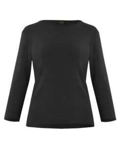 Tassie Round Neck Knit -Hard With Style 23k069blk ghost cm