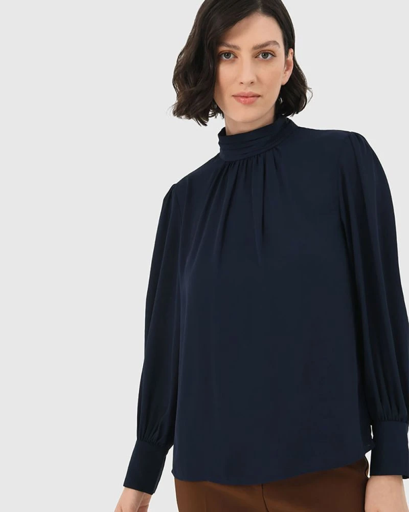 Korra High Neck Blouse 4 Korra High Neck Blouse - Image 2